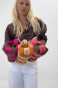 borsa modello clutch filet